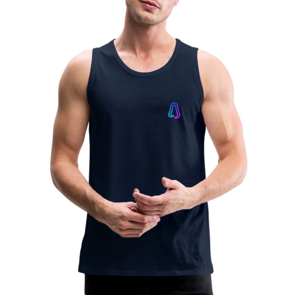 Ghosted Club | Männer Premium Tank Top - Navy