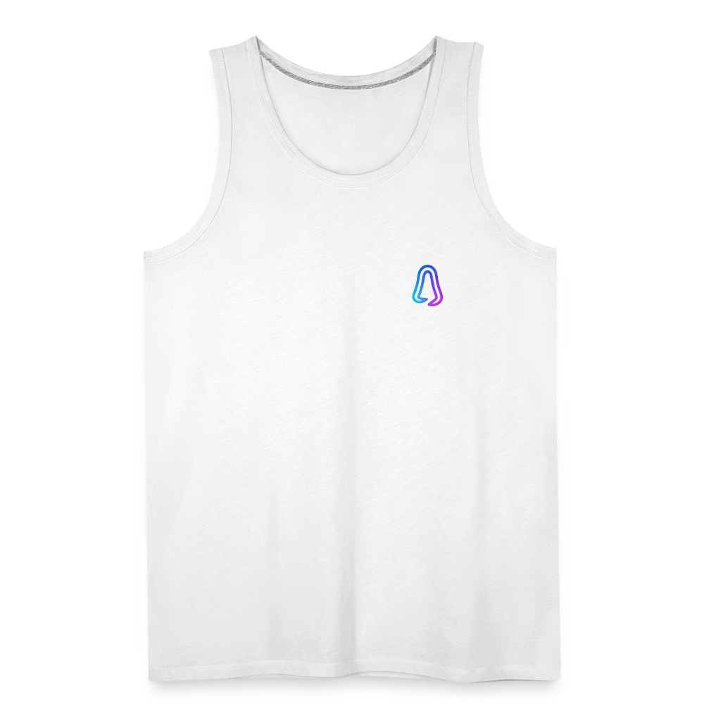 Ghosted Club | Männer Premium Tank Top - Weiß