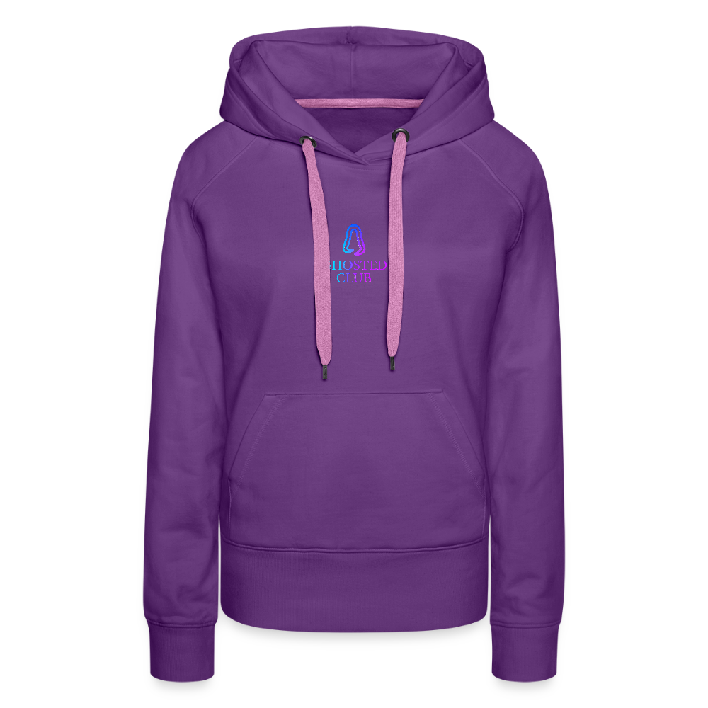 Ghosted Club | Frauen Premium Hoodie - Purple