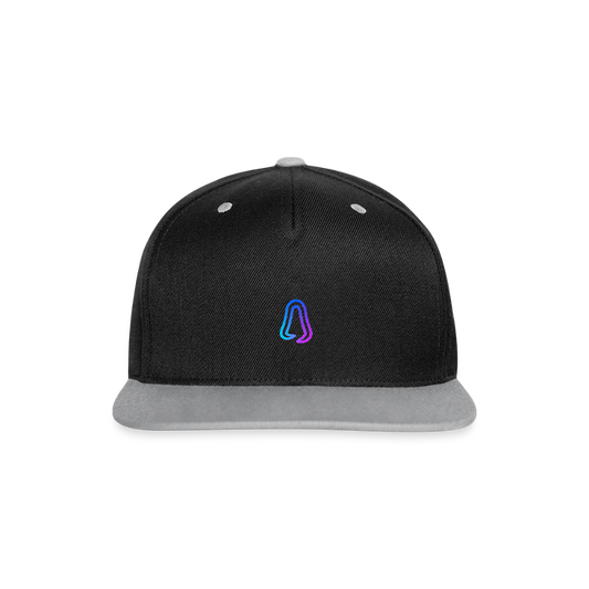 Ghosted Club | Snapback Cap - Schwarz/Grau