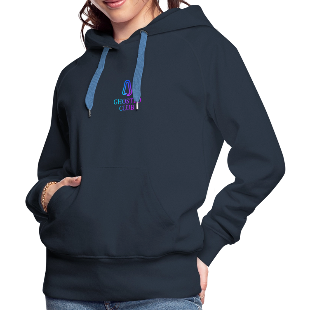 Ghosted Club | Frauen Premium Hoodie - Navy