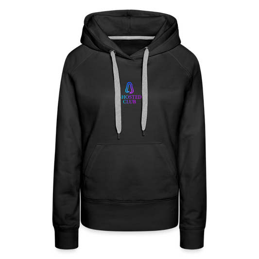 Ghosted Club | Frauen Premium Hoodie - Schwarz