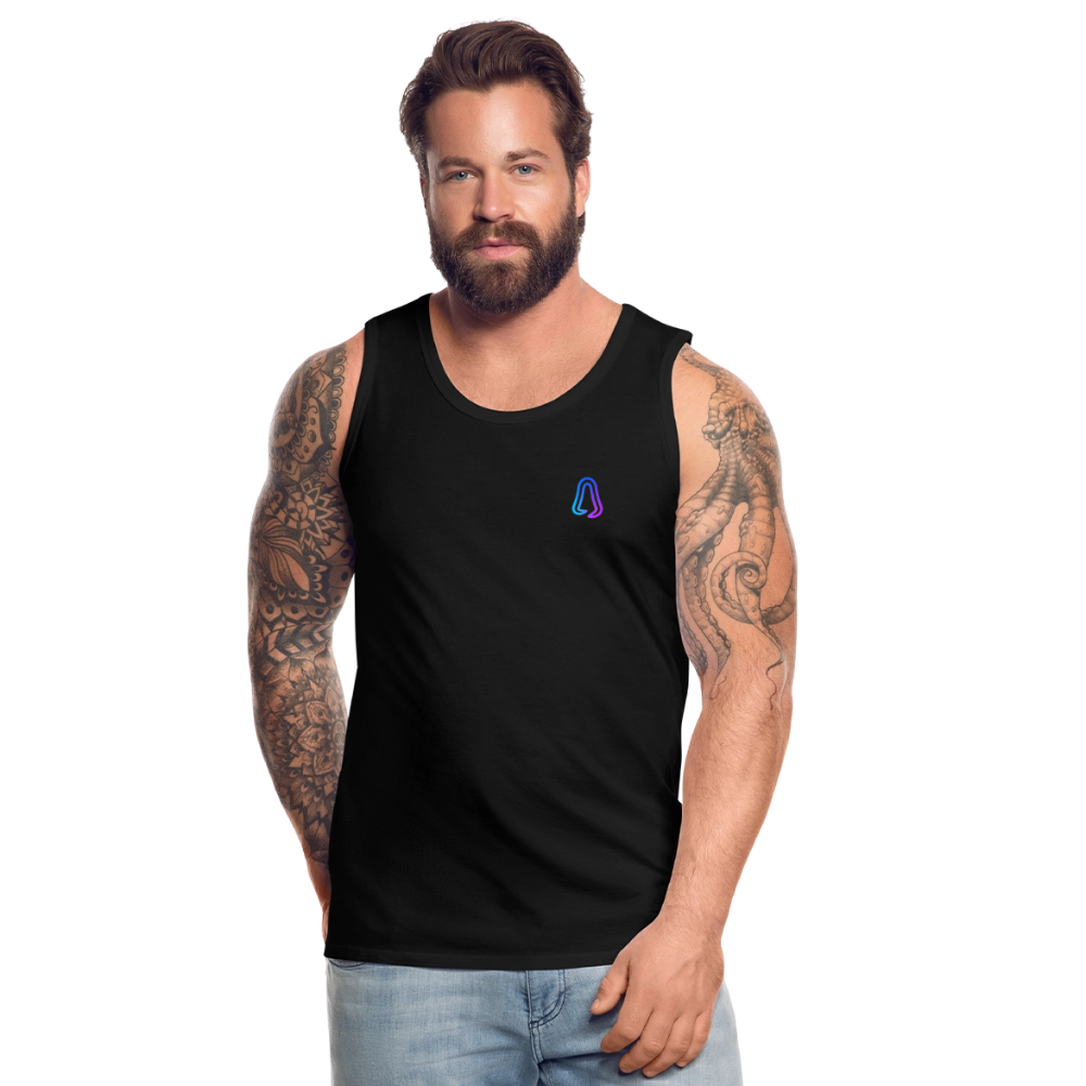 Ghosted Club | Männer Premium Tank Top - Schwarz