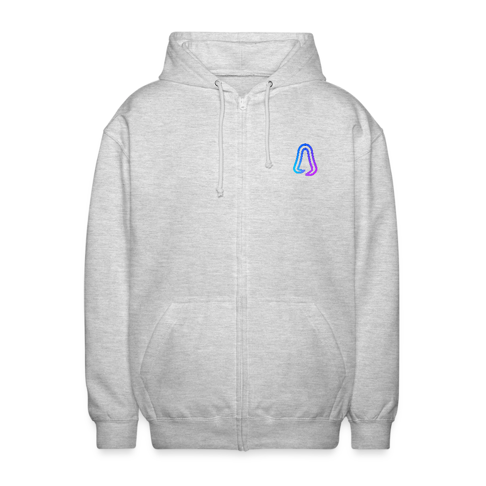 Ghosted Club | Kaputzenjacke Unisex - Hellgrau meliert