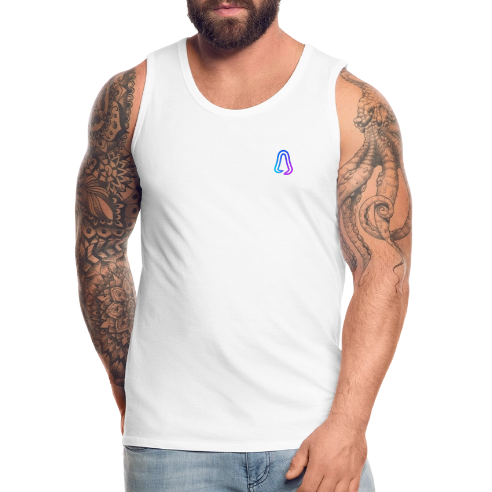Ghosted Club | Männer Premium Tank Top - Weiß
