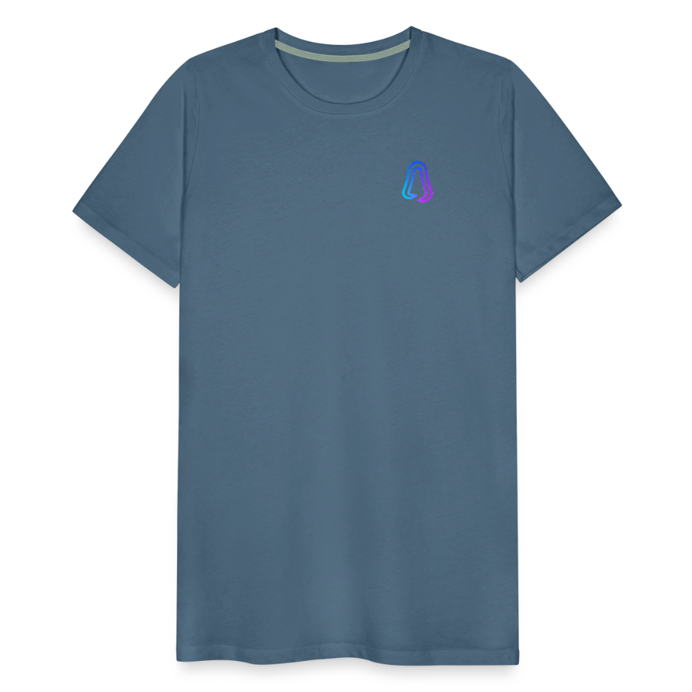 Ghosted Club | Männer Premium T-Shirt - Blaugrau