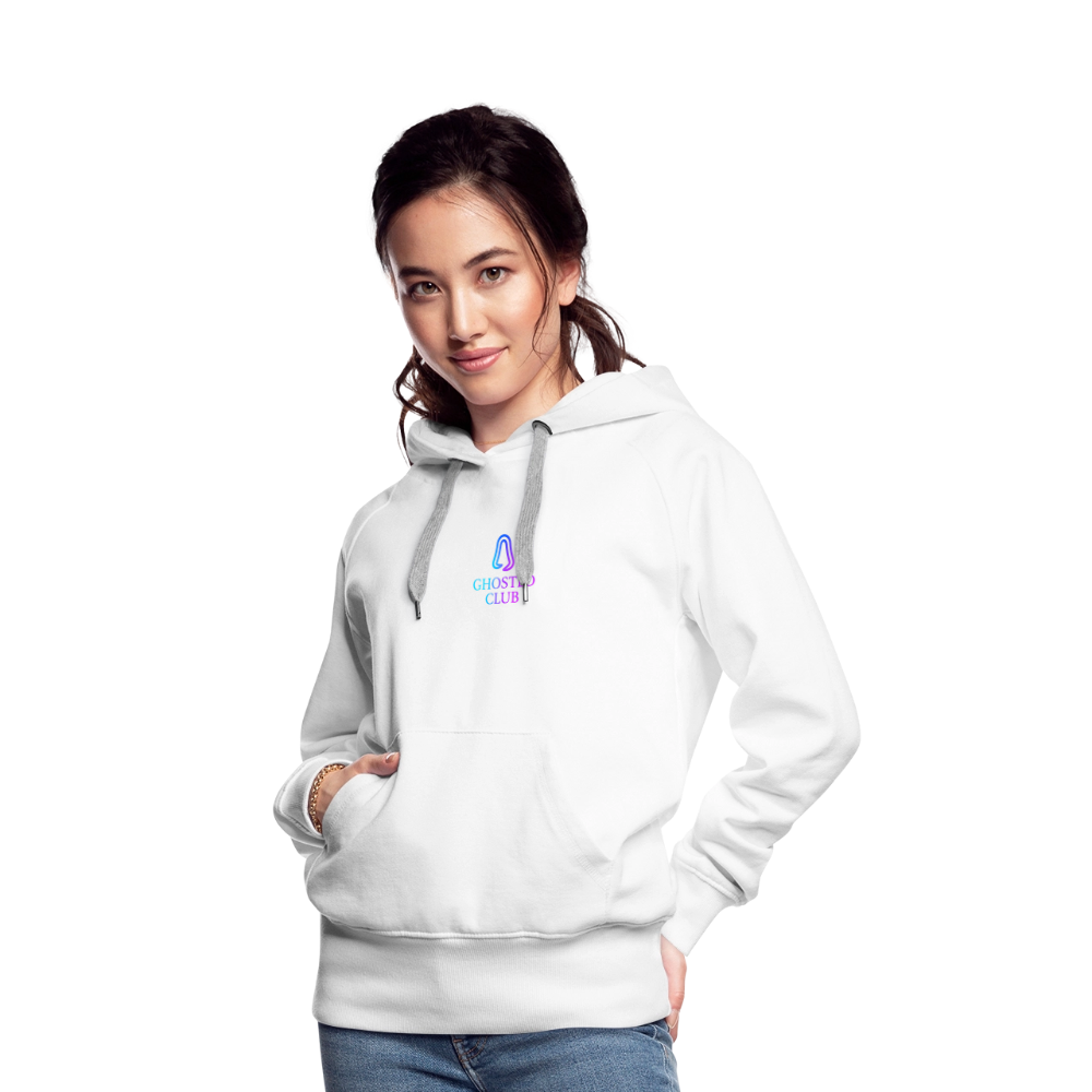 Ghosted Club | Frauen Premium Hoodie - Weiß