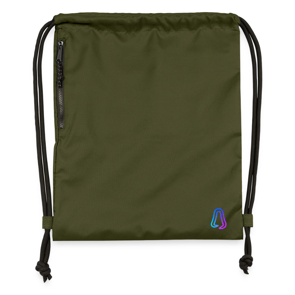Ghosted Club | Turnbeutel + Zusatzfach | 🍃 NACHHALTIG - military Green