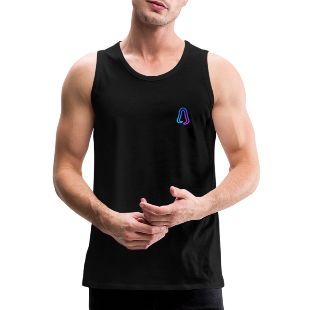 Ghosted Club | Männer Premium Tank Top - Schwarz