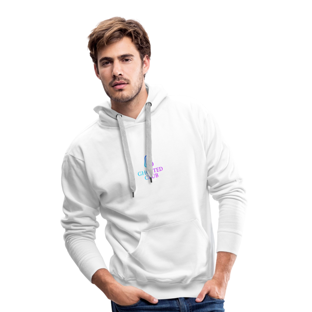 Ghosted Club | Männer Premium Hoodie - Weiß