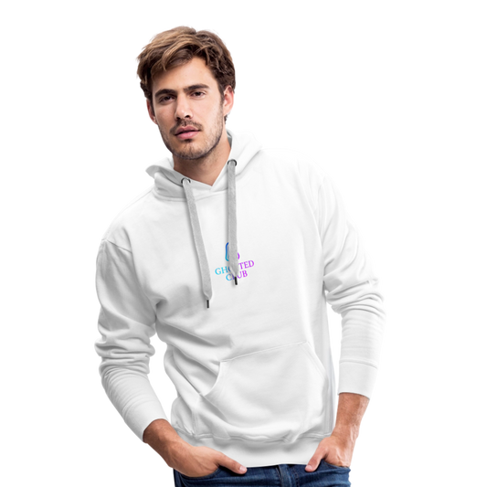 Ghosted Club | Männer Premium Hoodie - Weiß