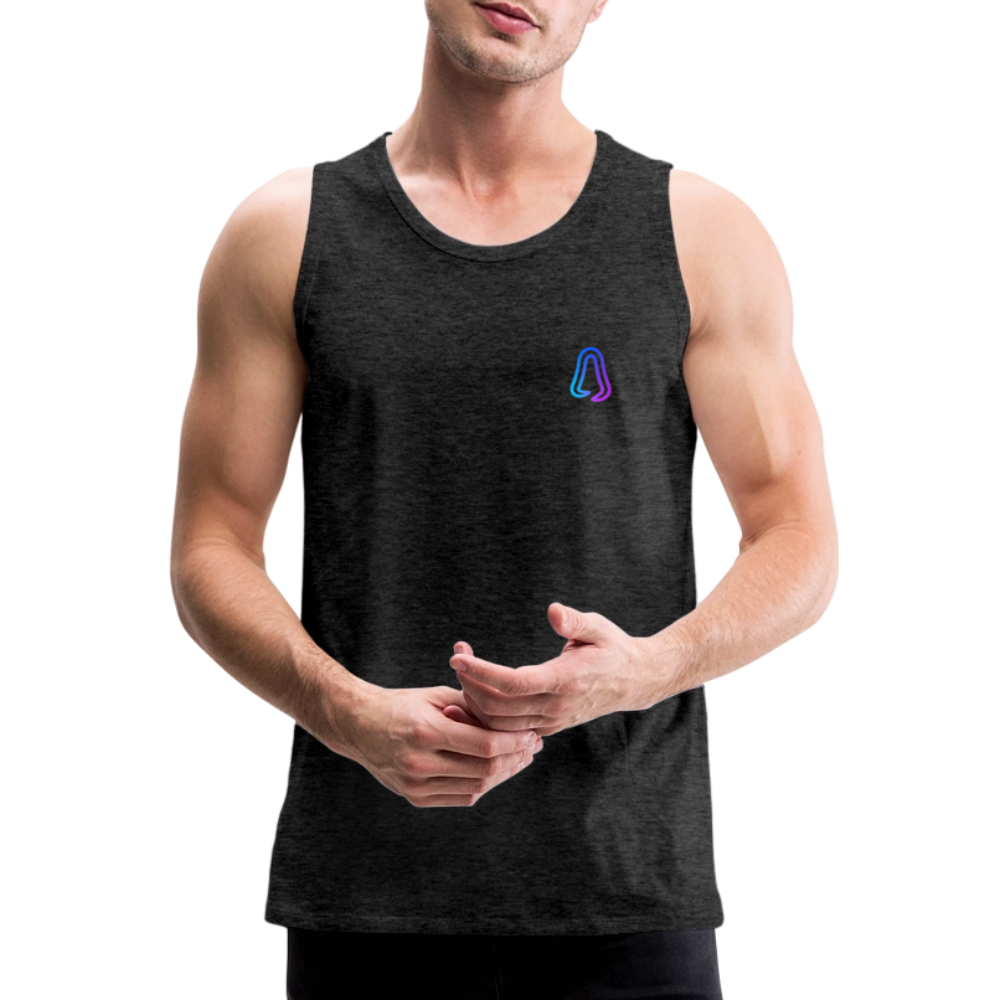 Ghosted Club | Männer Premium Tank Top - Anthrazit