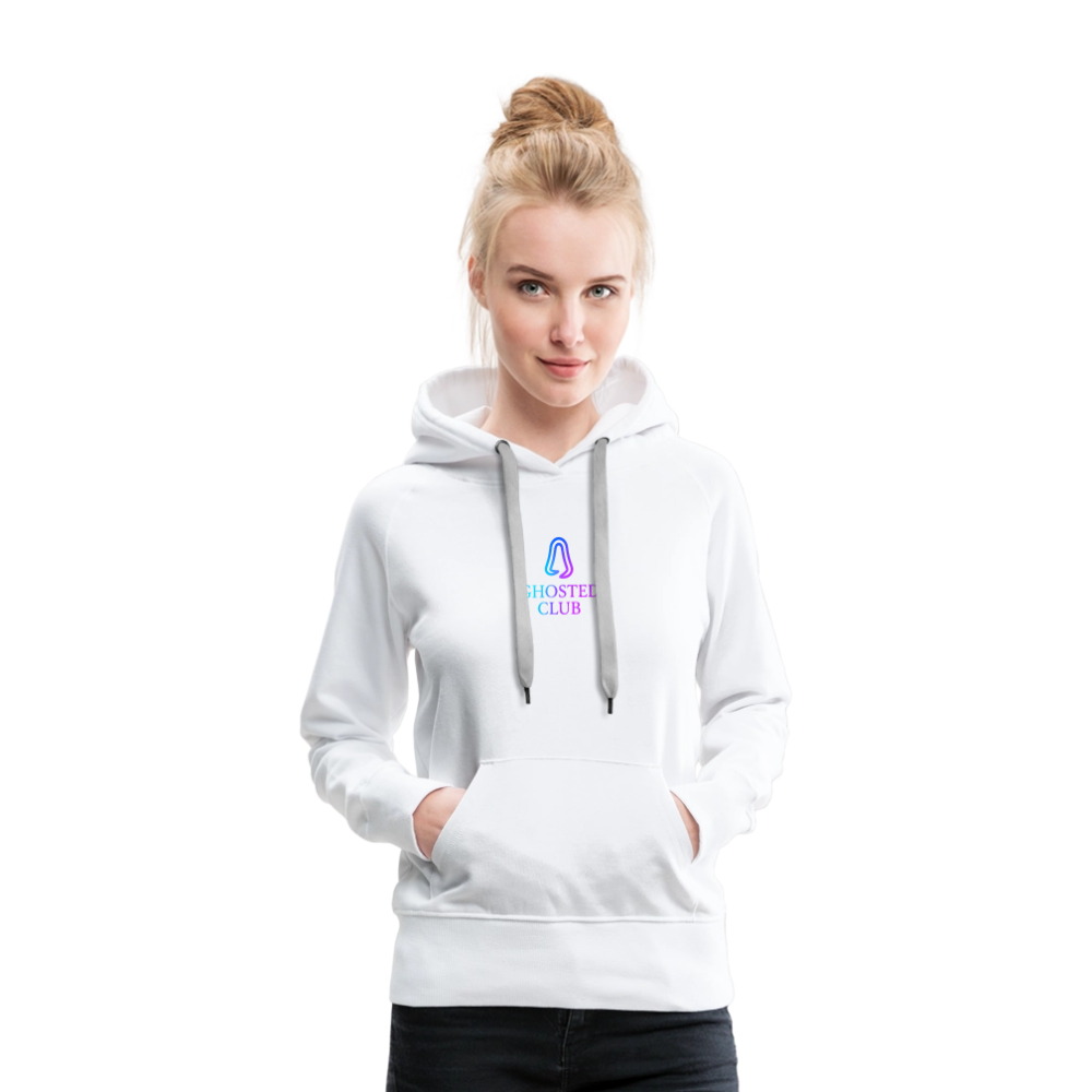 Ghosted Club | Frauen Premium Hoodie - Weiß