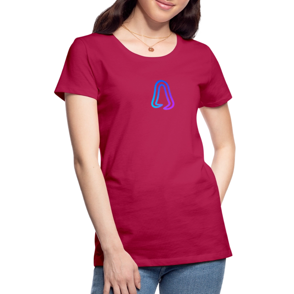 Ghosted Club | Frauen Premium T-Shirt - dunkles Pink