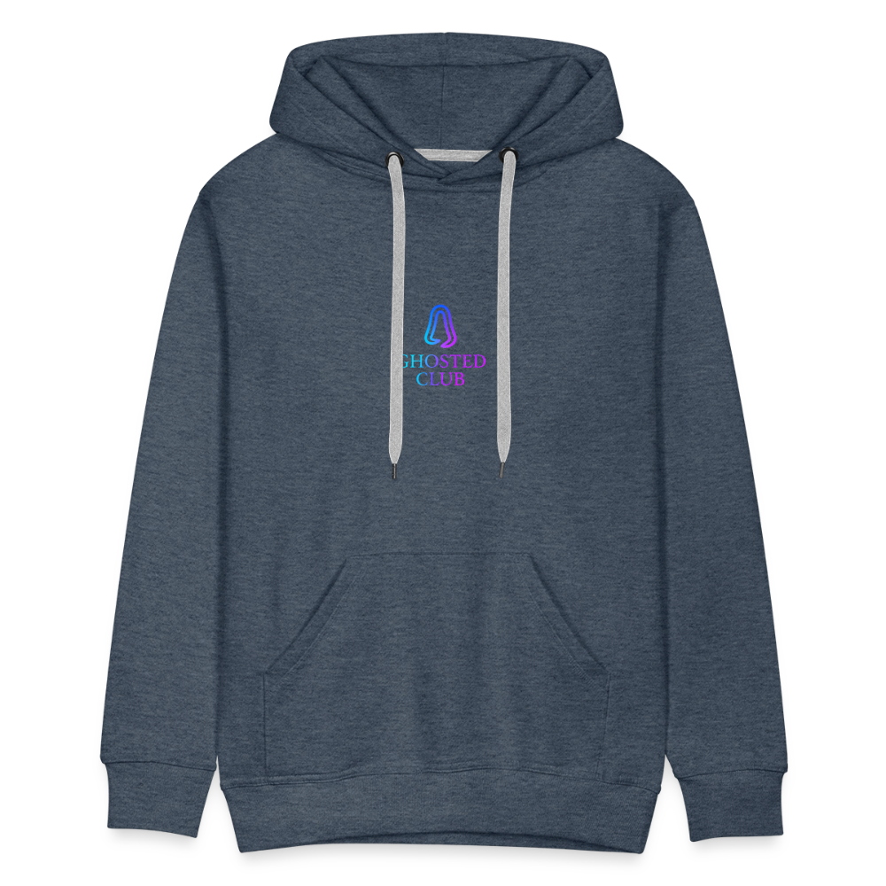 Ghosted Club | Männer Premium Hoodie - Jeansblau