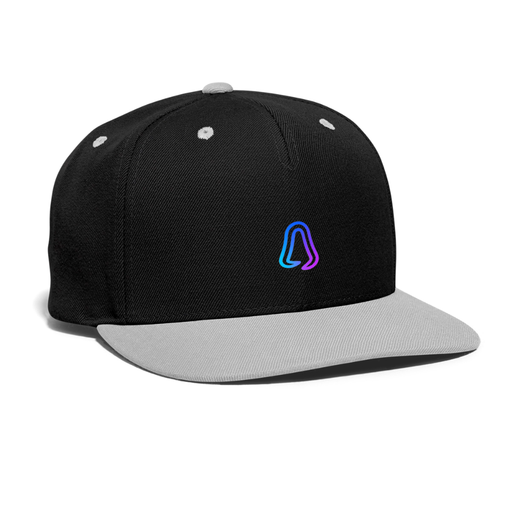 Ghosted Club | Snapback Cap - Schwarz/Grau