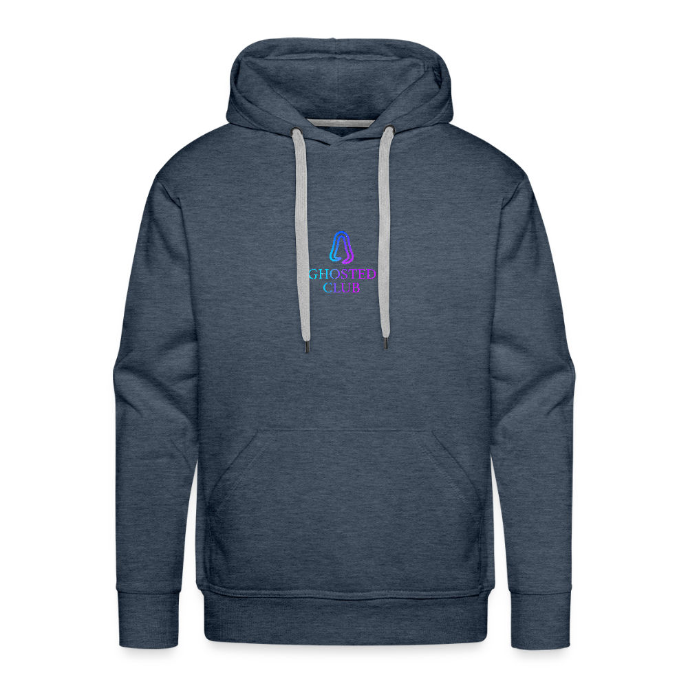 Ghosted Club | Männer Premium Hoodie - Jeansblau