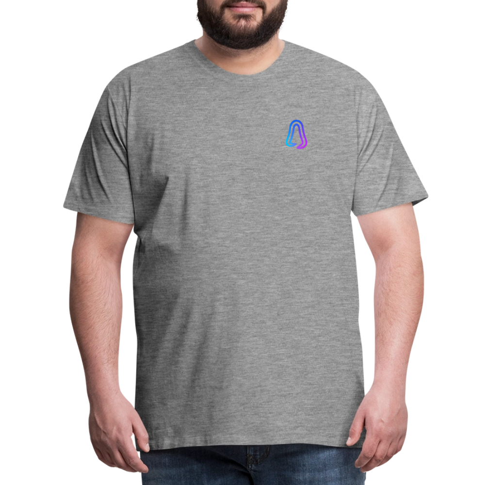 Ghosted Club | Männer Premium T-Shirt - Grau meliert