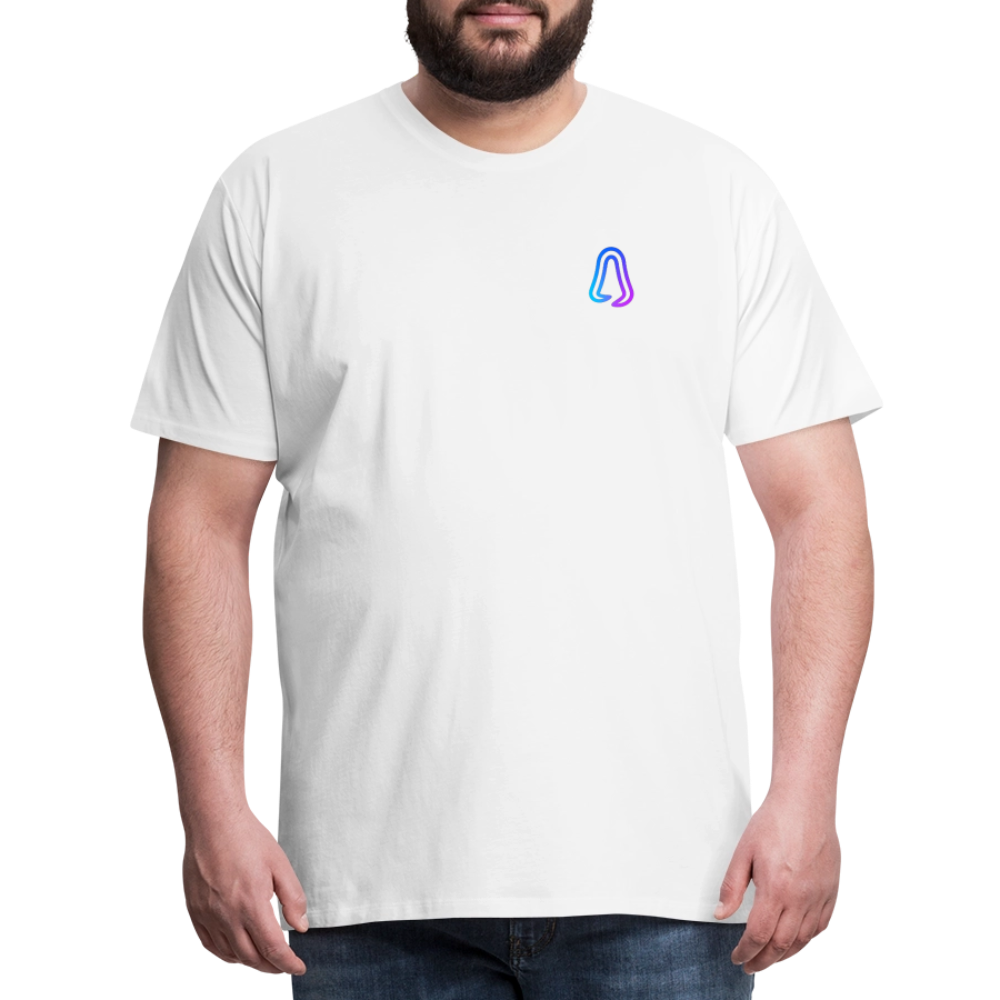 Ghosted Club | Männer Premium T-Shirt - Weiß