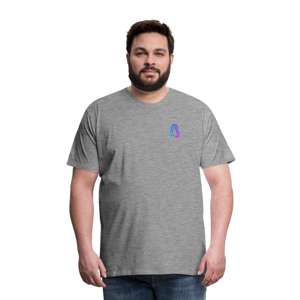 Ghosted Club | Männer Premium T-Shirt - Grau meliert