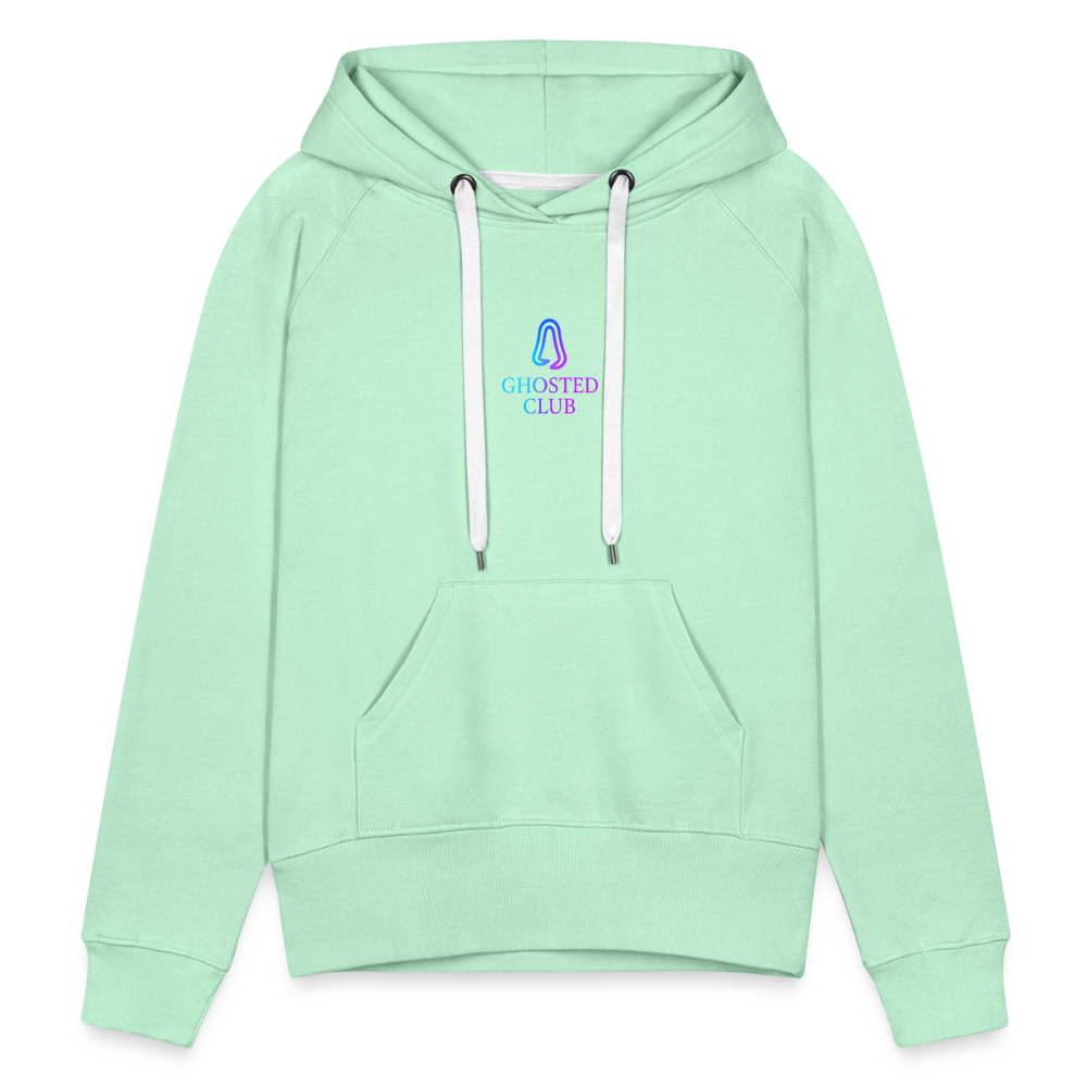 Ghosted Club | Frauen Premium Hoodie - helles Mintgrün