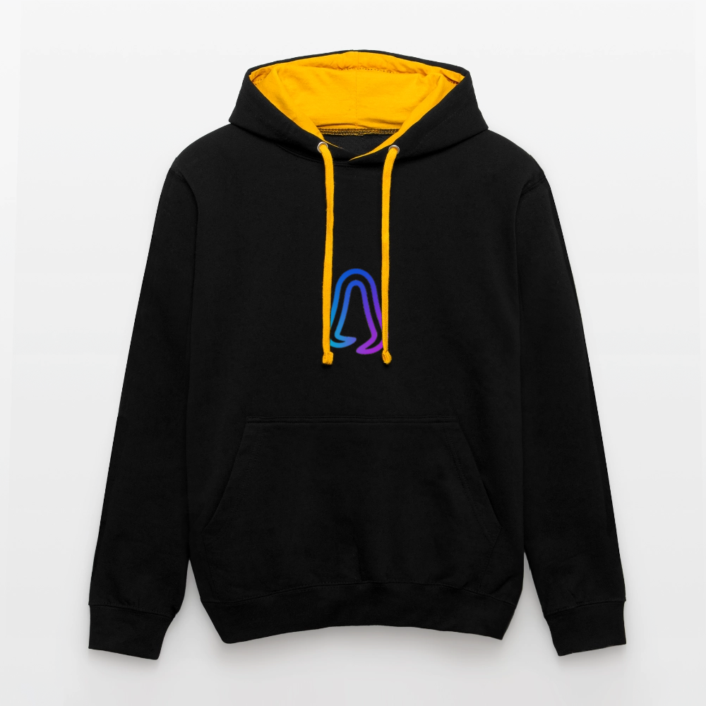 Ghosted Club | Unisex Hoodie - Schwarz/Gold