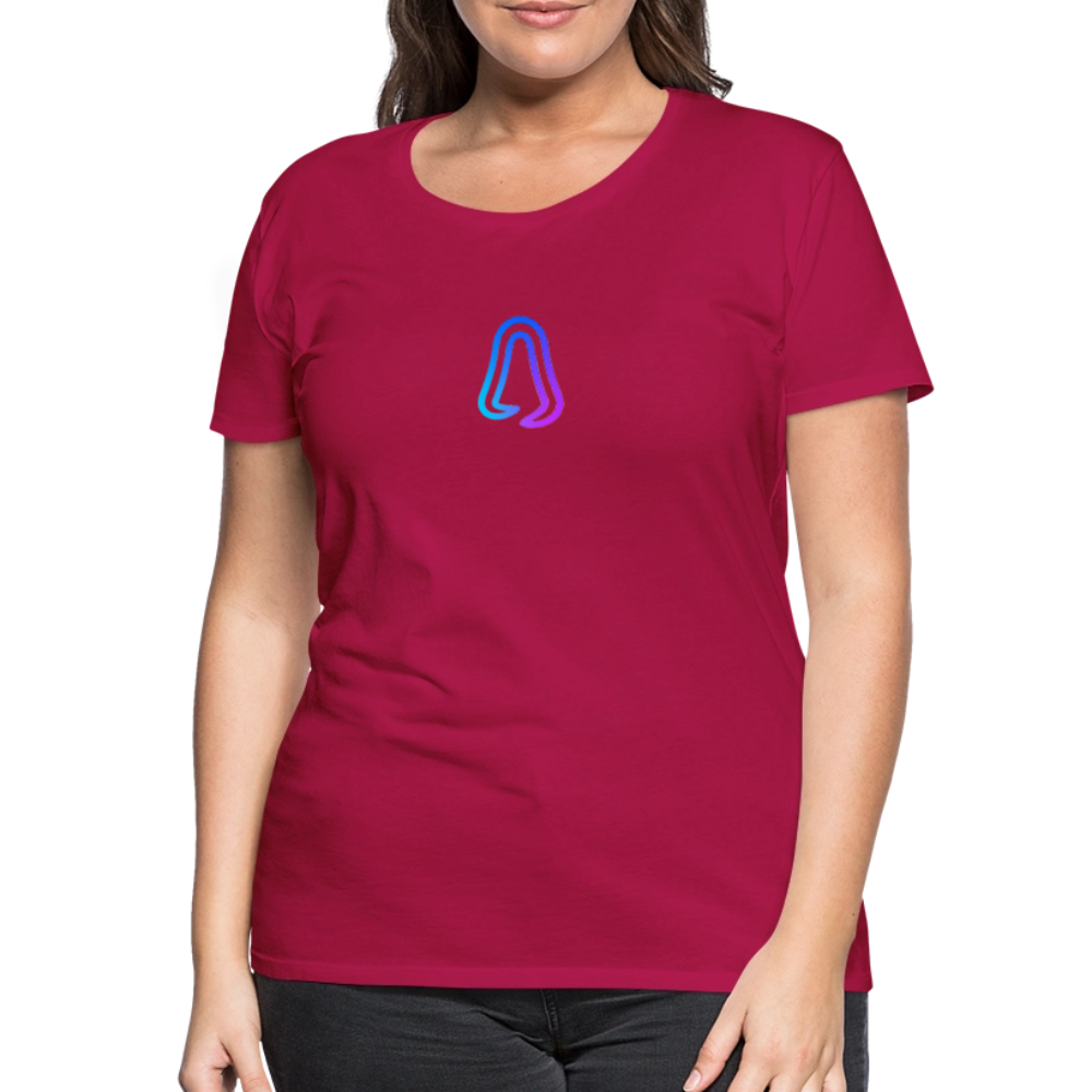 Ghosted Club | Frauen Premium T-Shirt - dunkles Pink