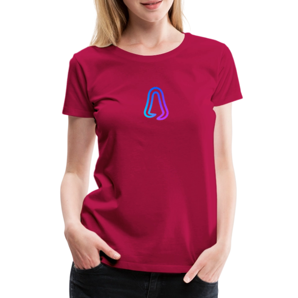 Ghosted Club | Frauen Premium T-Shirt - dunkles Pink