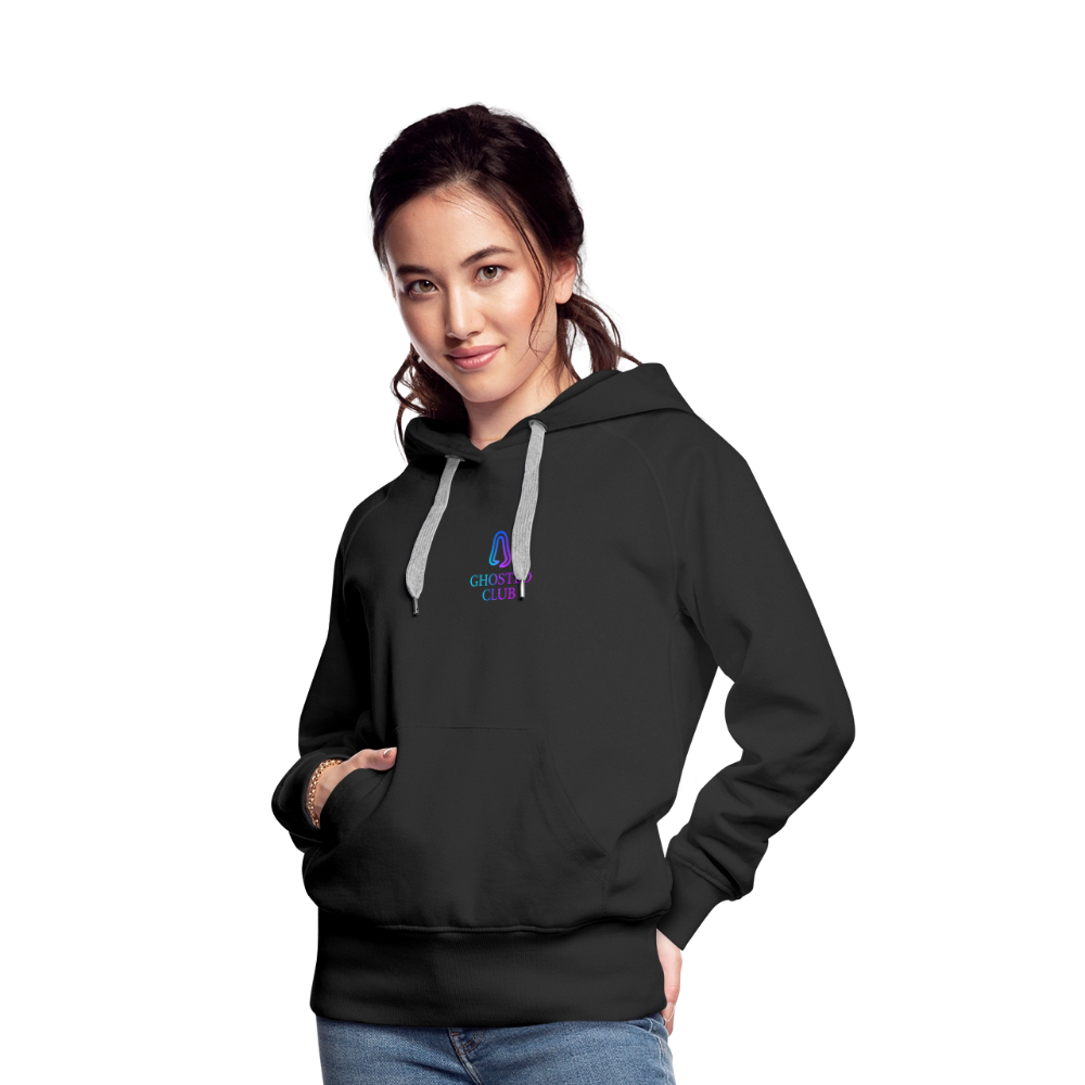 Ghosted Club | Frauen Premium Hoodie - Schwarz