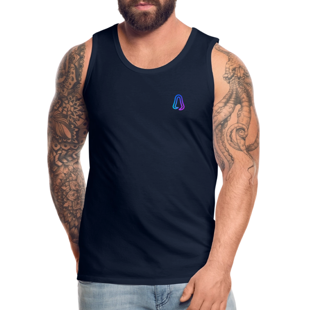 Ghosted Club | Männer Premium Tank Top - Navy