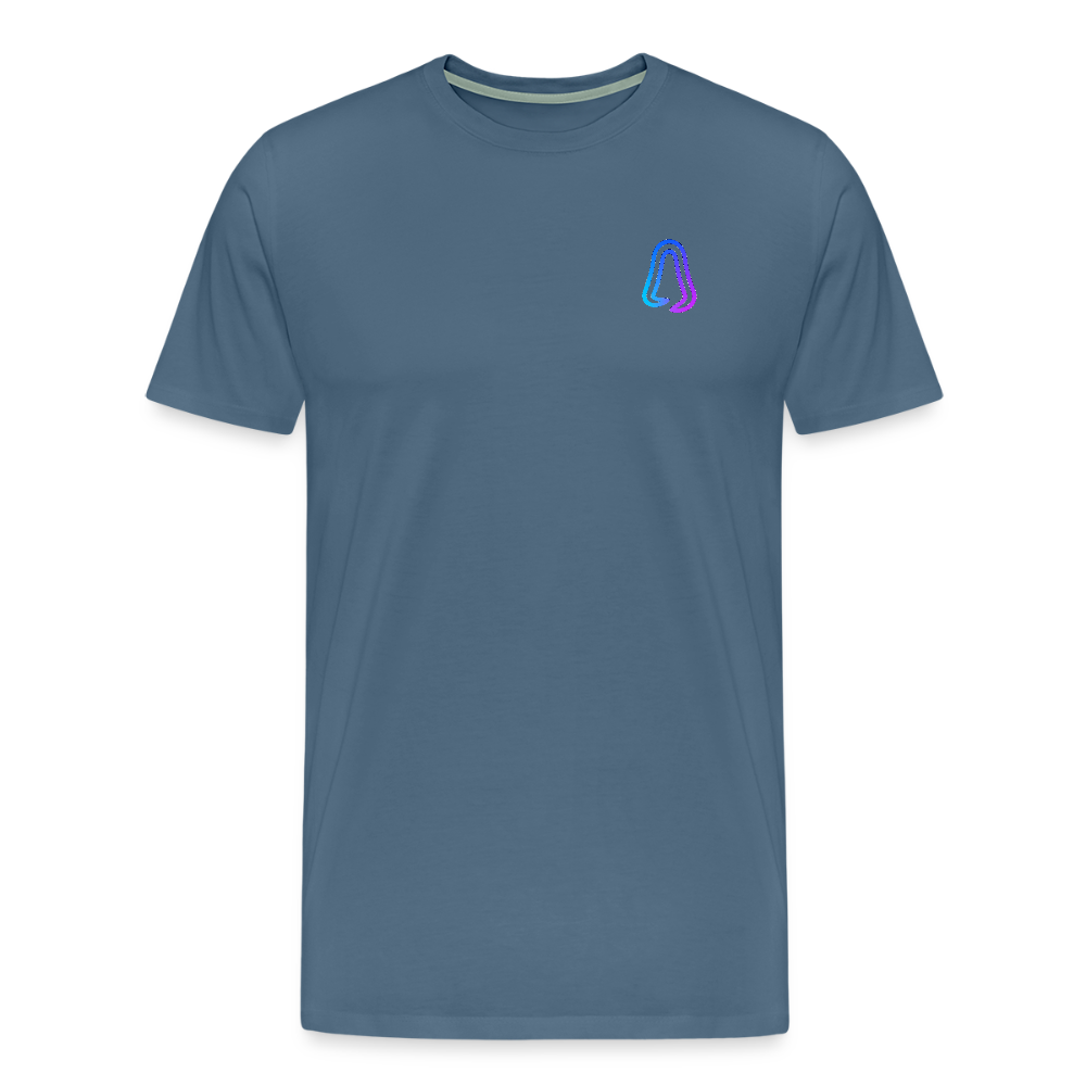 Ghosted Club | Männer Premium T-Shirt - Blaugrau