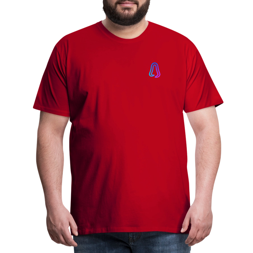 Ghosted Club | Männer Premium T-Shirt - Rot
