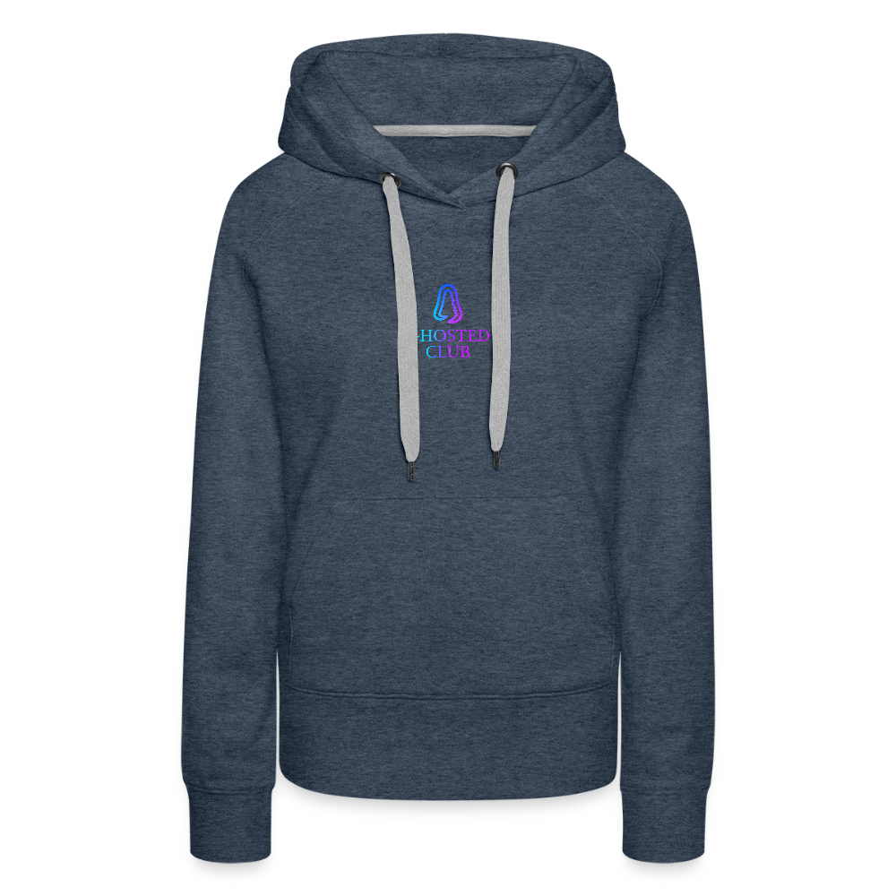 Ghosted Club | Frauen Premium Hoodie - Jeansblau
