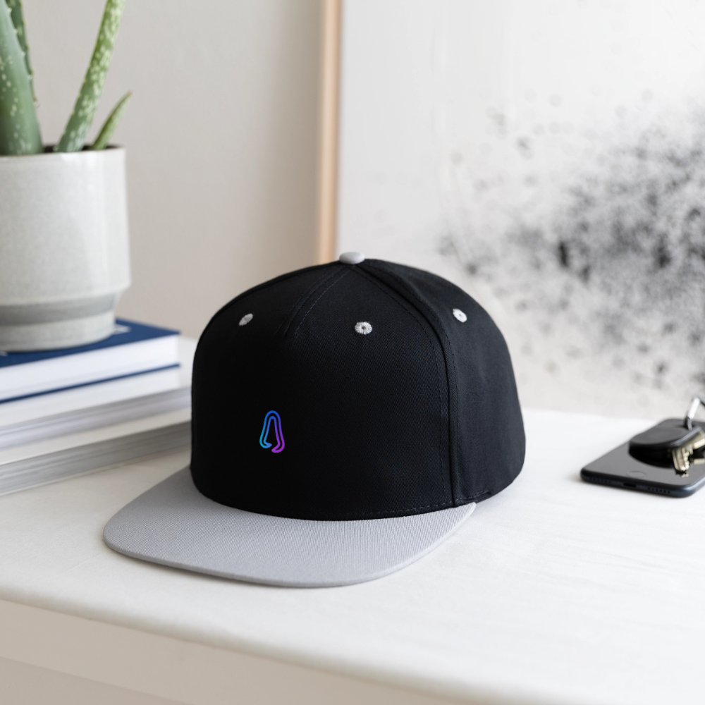 Ghosted Club | Snapback Cap - Schwarz/Grau
