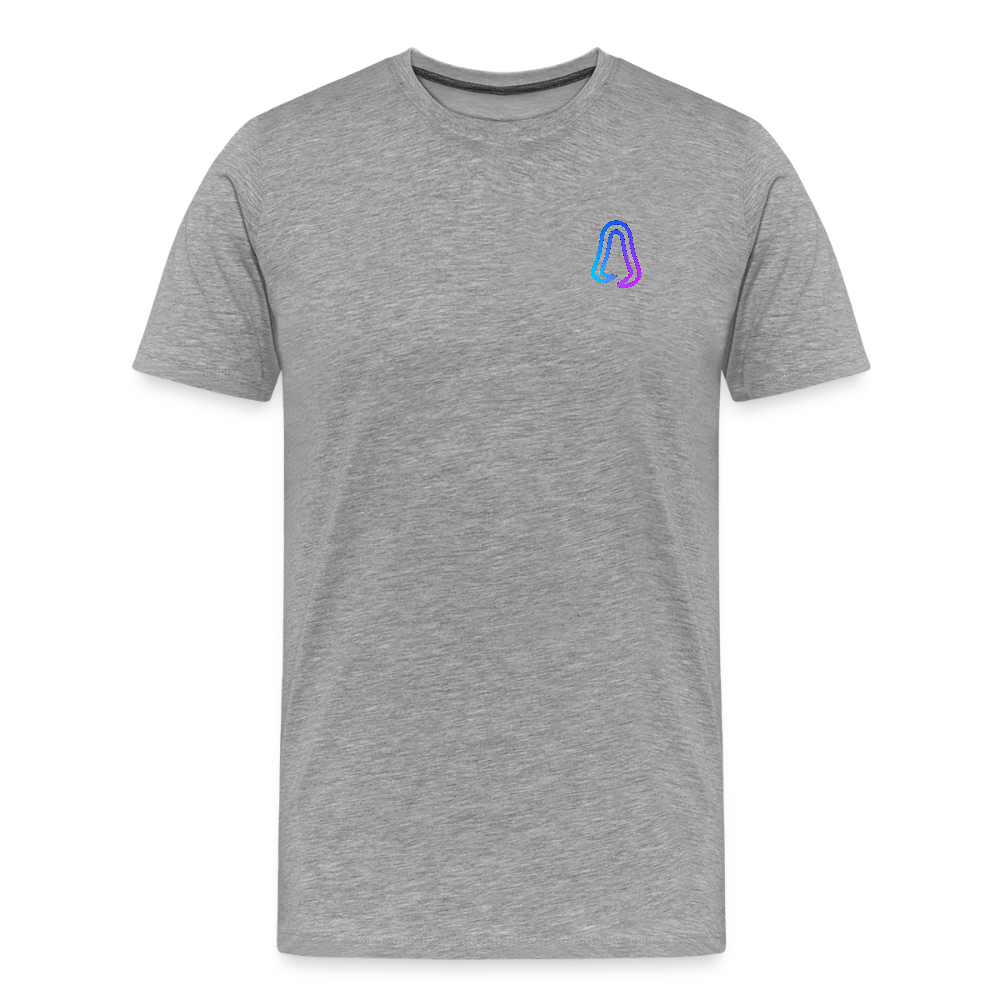 Ghosted Club | Männer Premium T-Shirt - Grau meliert
