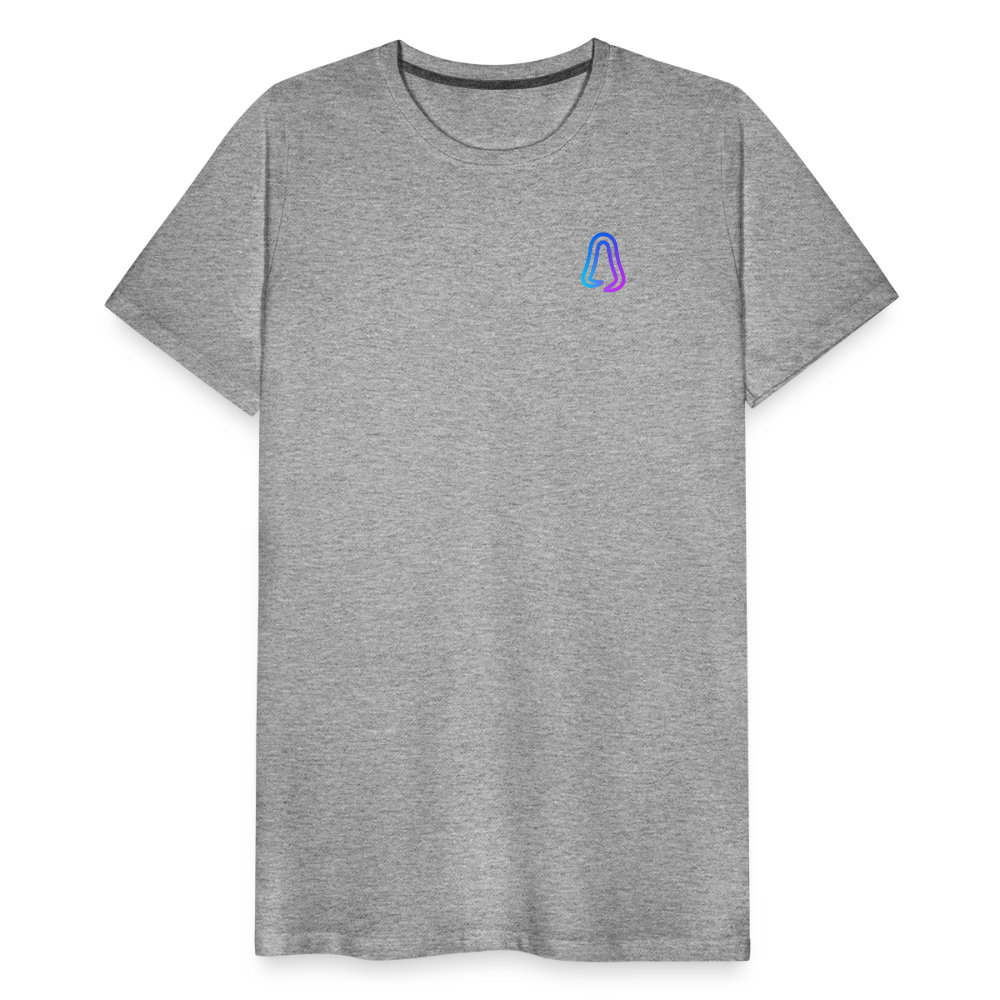 Ghosted Club | Männer Premium T-Shirt - Grau meliert