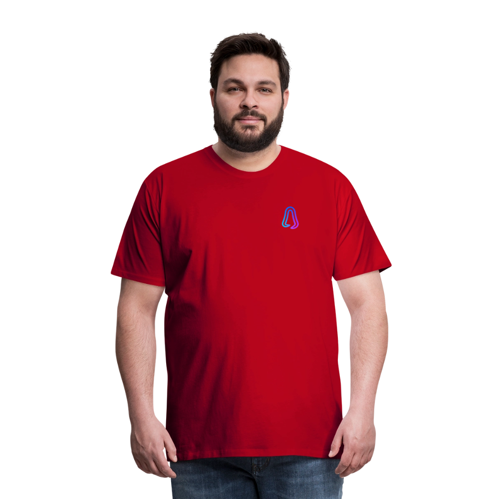 Ghosted Club | Männer Premium T-Shirt - Rot