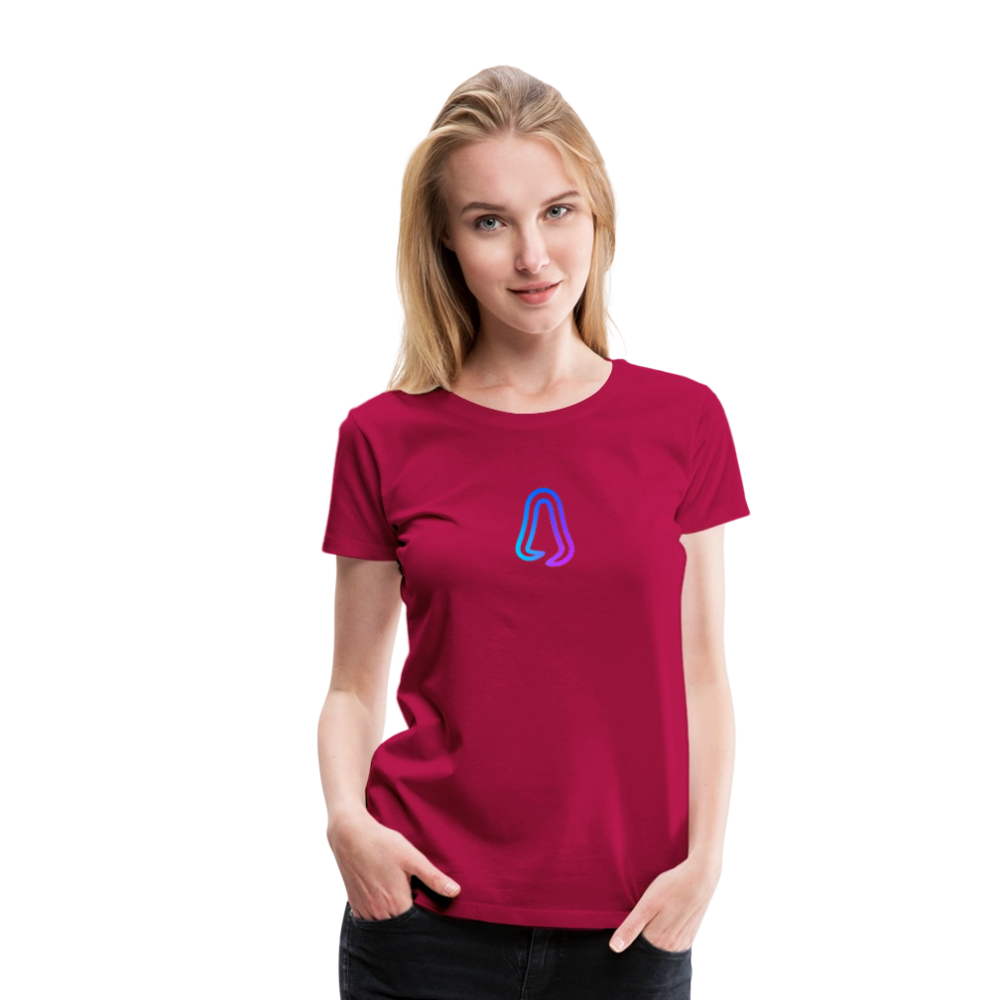 Ghosted Club | Frauen Premium T-Shirt - dunkles Pink