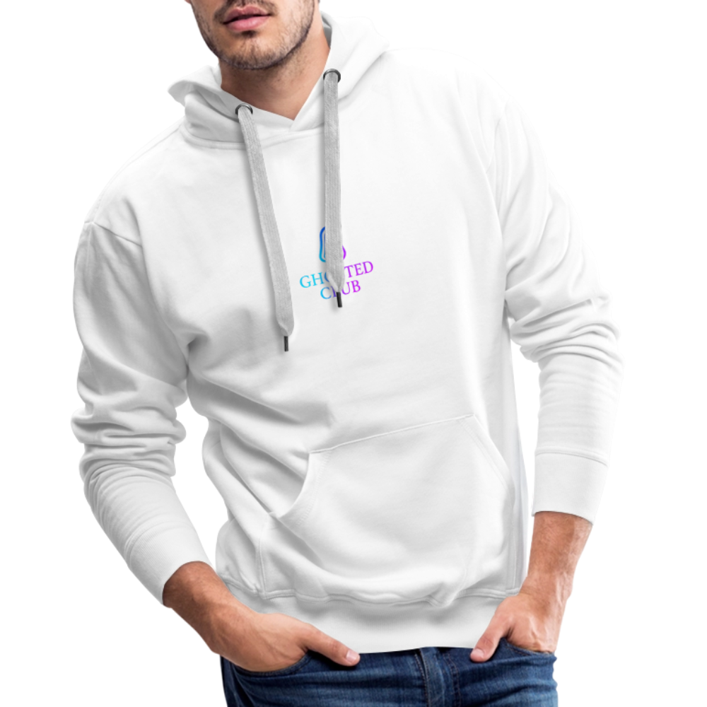 Ghosted Club | Männer Premium Hoodie - Weiß