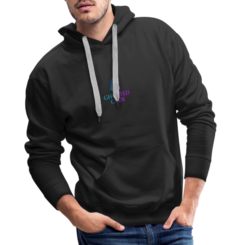 Ghosted Club | Männer Premium Hoodie - Schwarz
