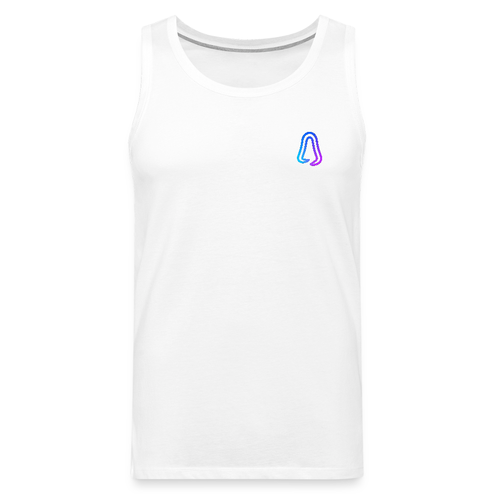 Ghosted Club | Männer Premium Tank Top - Weiß