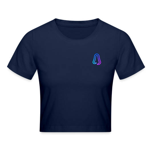 Ghosted Club | Cropped Top - Light Navy