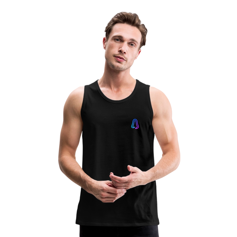 Ghosted Club | Männer Premium Tank Top - Schwarz
