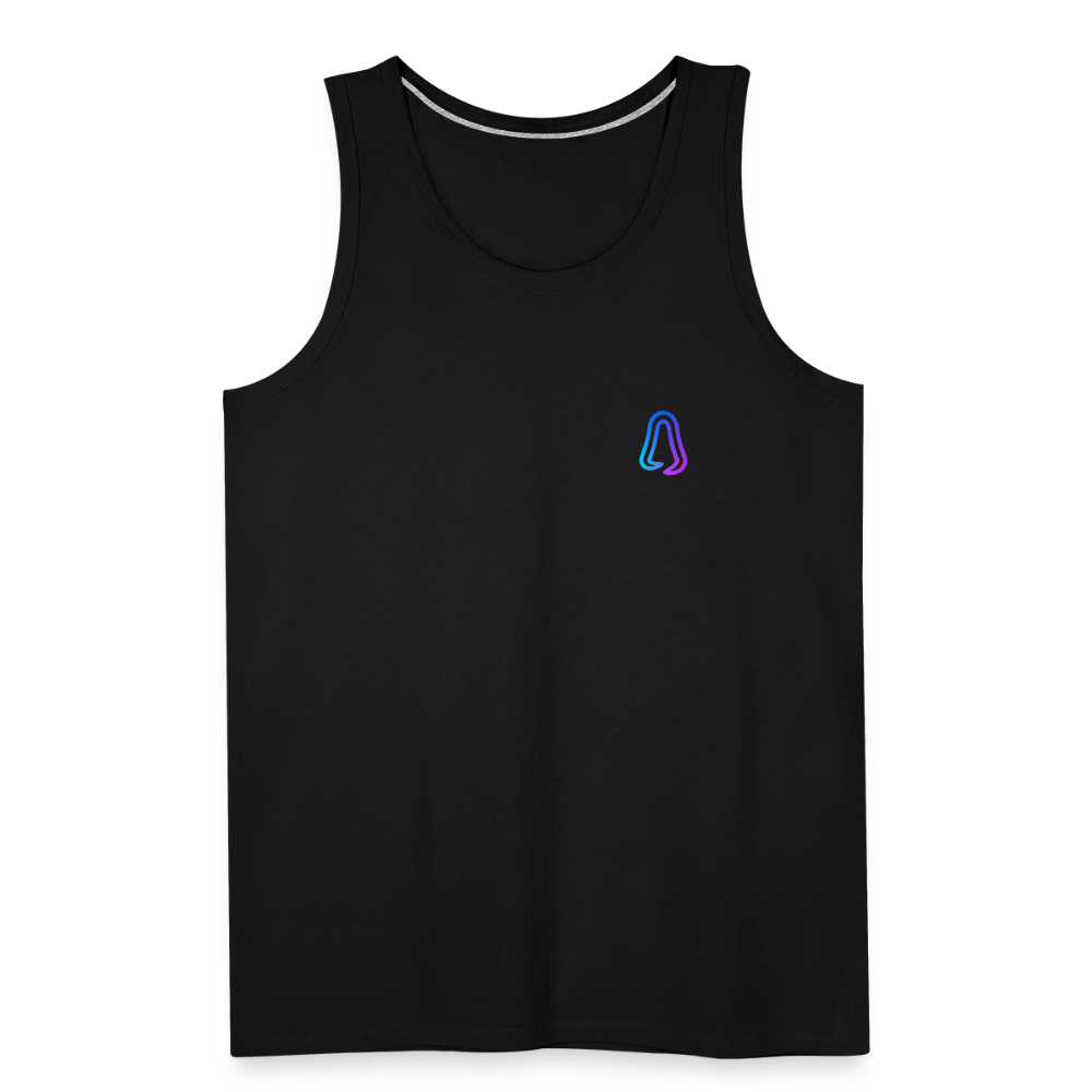 Ghosted Club | Männer Premium Tank Top - Schwarz