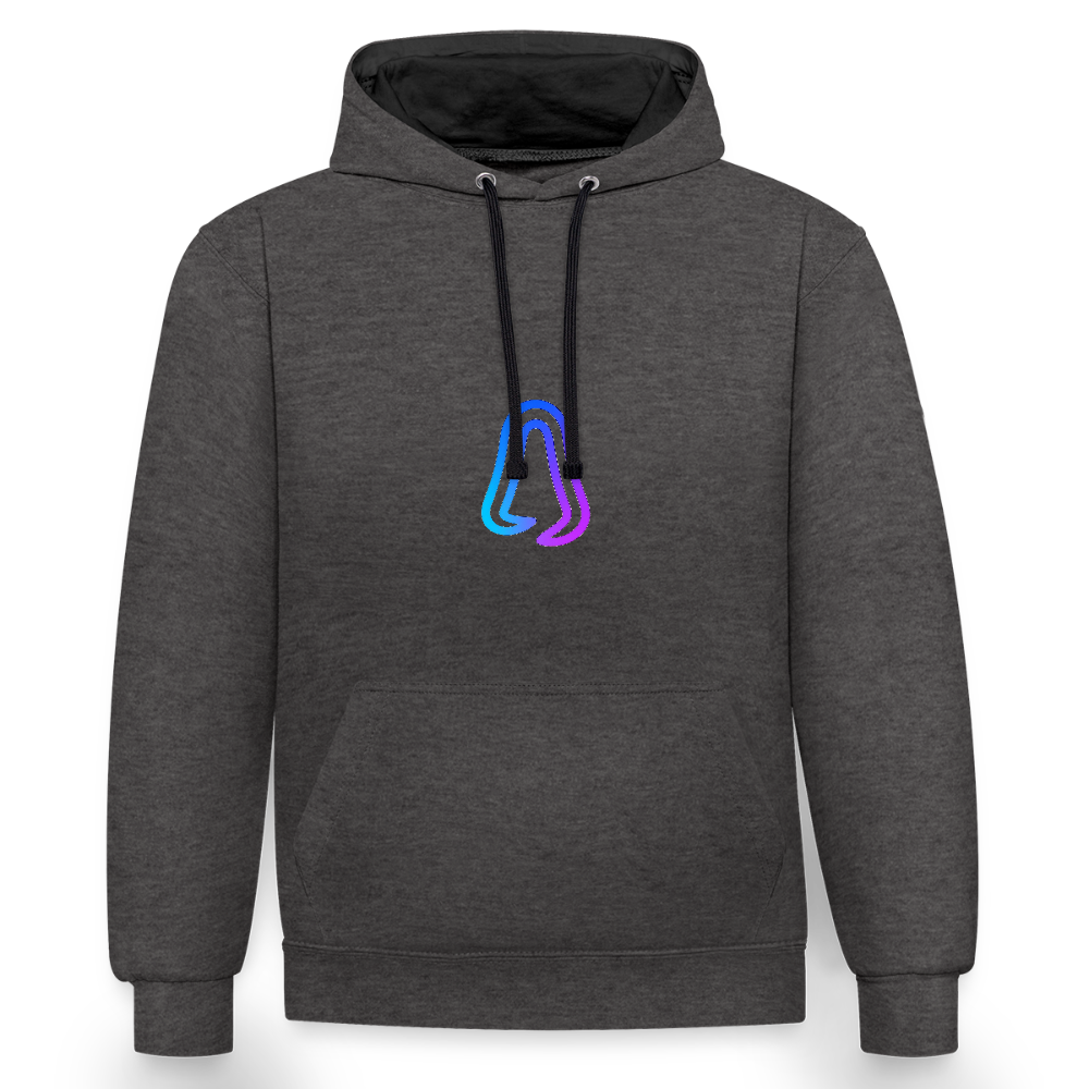 Ghosted Club | Unisex Hoodie - Anthrazit/Schwarz