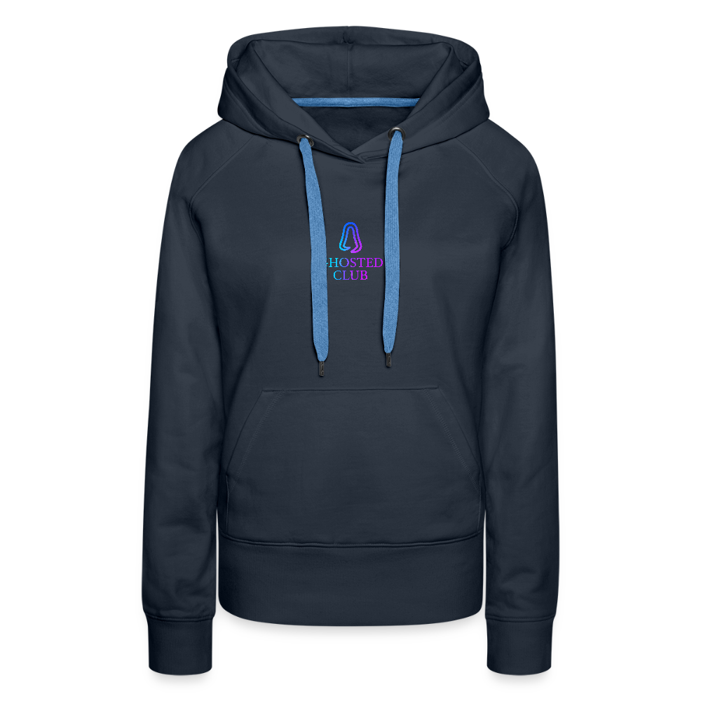 Ghosted Club | Frauen Premium Hoodie - Navy