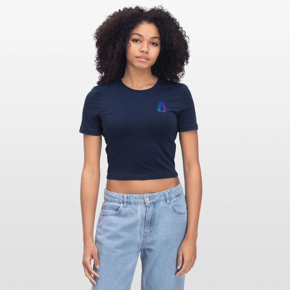 Ghosted Club | Cropped Top - Light Navy