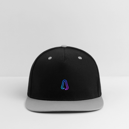 Ghosted Club | Snapback Cap - Schwarz/Grau