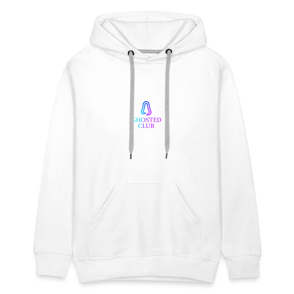 Ghosted Club | Männer Premium Hoodie - Weiß
