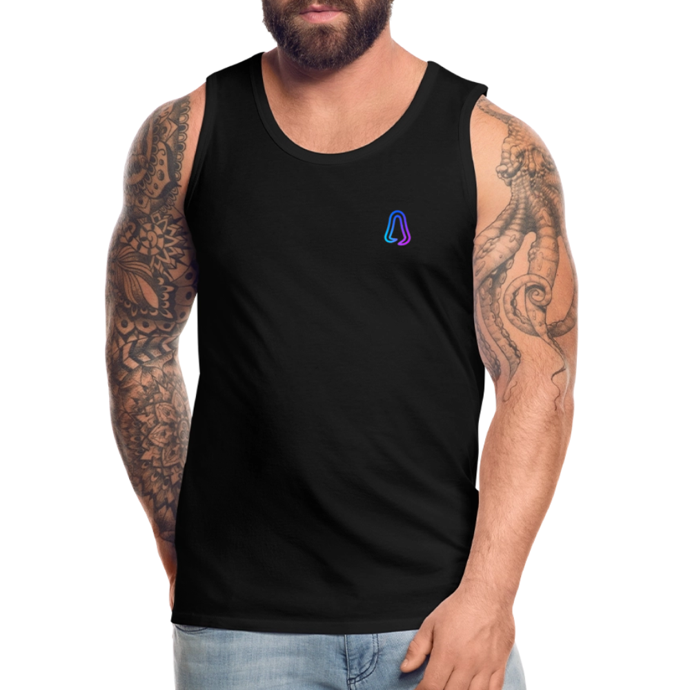 Ghosted Club | Männer Premium Tank Top - Schwarz